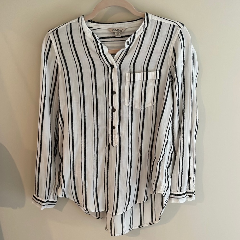 Lucky Brand Half Button Up